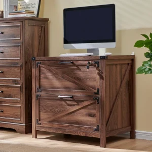 2 Drawer Farmhouse File Cabinet