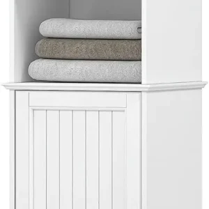 Storage Cabinet with Three Tier Shelves