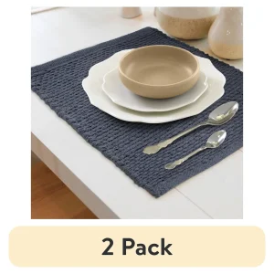 2 Pack Handwoven Jute Placemat